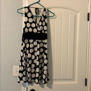 WHBM polka dot dress size small